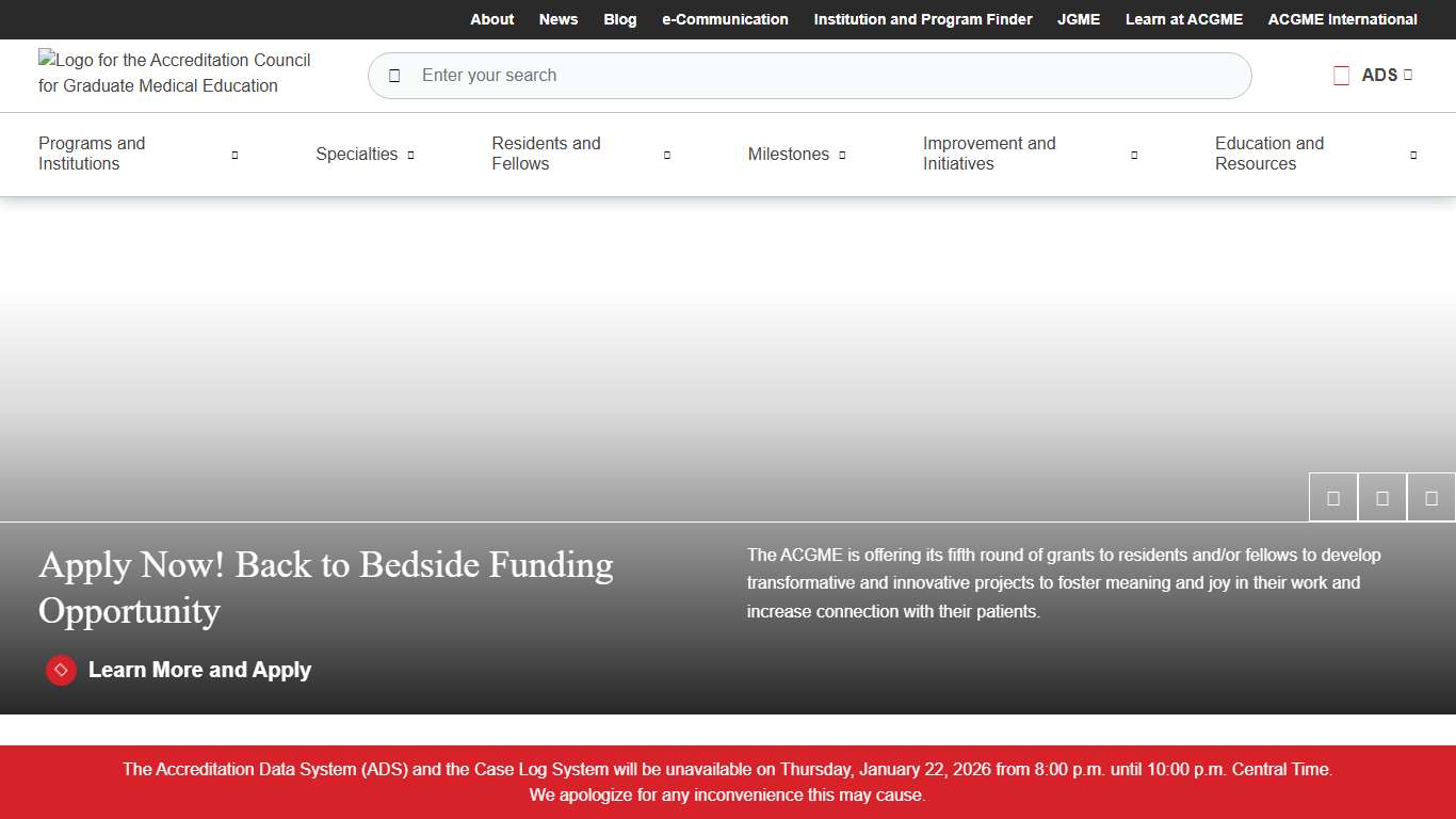 ACGME Home